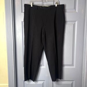 Chaps Total Comfort Black Dress Pants Trousers Mens Size 36/26 Basic Career Wear